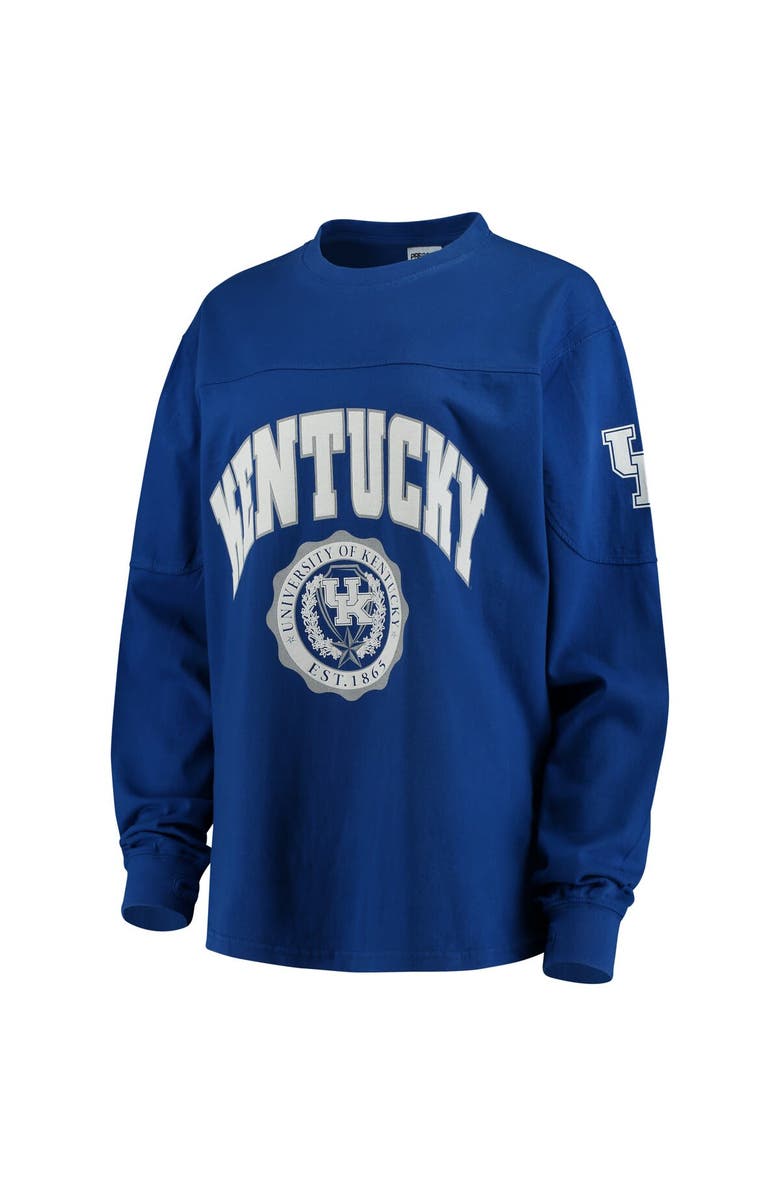 PRESSBOX Women's Royal Kentucky Wildcats Edith Long Sleeve T-Shirt, Alternate, color, 