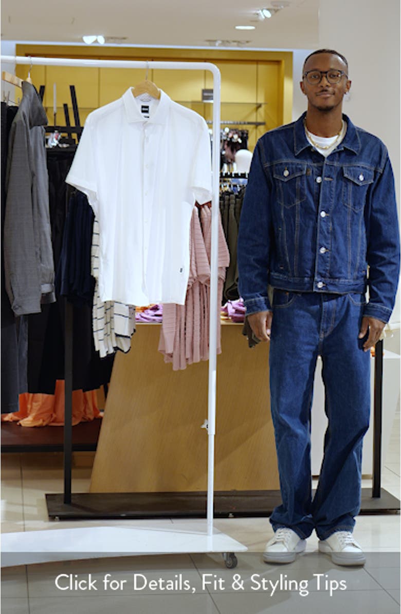 Roan Stretch Cotton Button-Up Shirt, sales video thumbnail