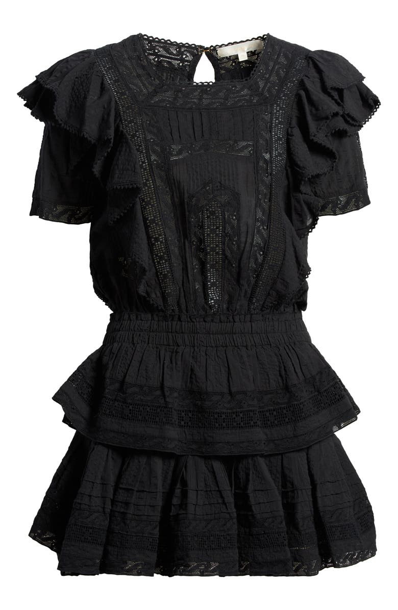 LoveShackFancy Stella Cocktail Minidress, Alternate, color,