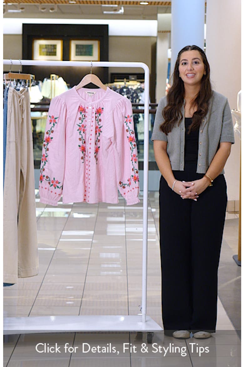 Camille Double Cloth Button-Up Shirt video