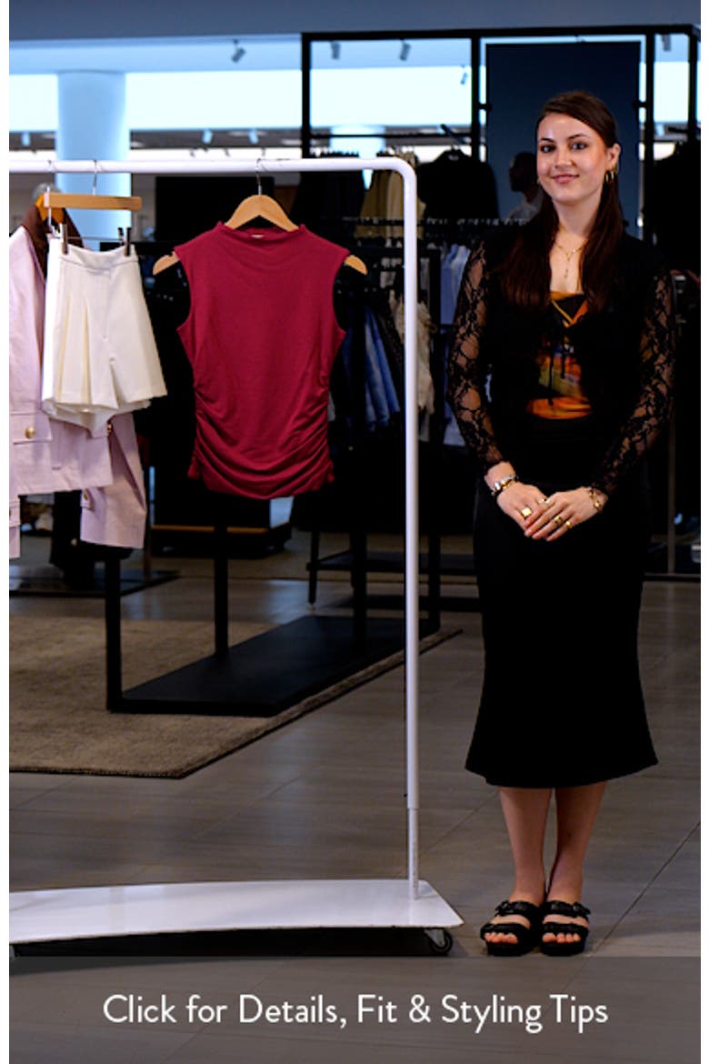 Mock Neck Ruched Tank video