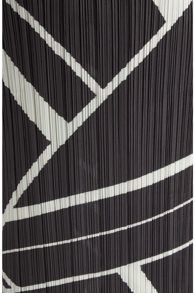 Fold Line Pleated Midi Skirt, Alternate, color, CHARCOAL