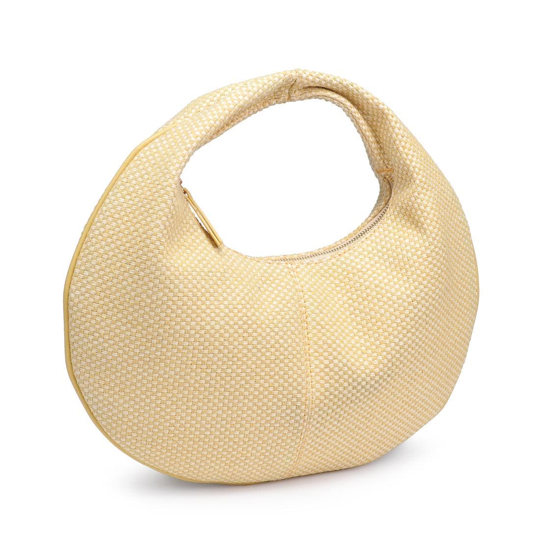 Farrah - Straw Hobo, Alternate, color, Yellow