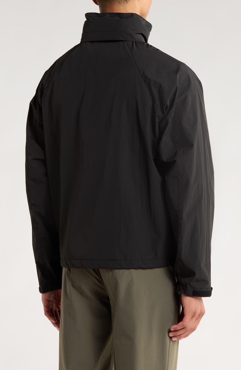 Quiet Golf De Lux Waterproof Hooded Jacket, Alternate, color, Black