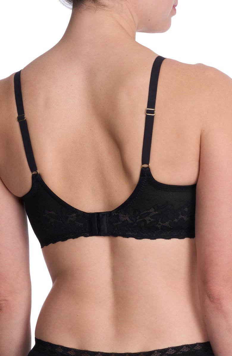 Natori Sheer Glamour Plunge Push Up T-Shirt Bra, Alternate, color, 