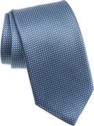 David Donahue Jacquard Silk Tie