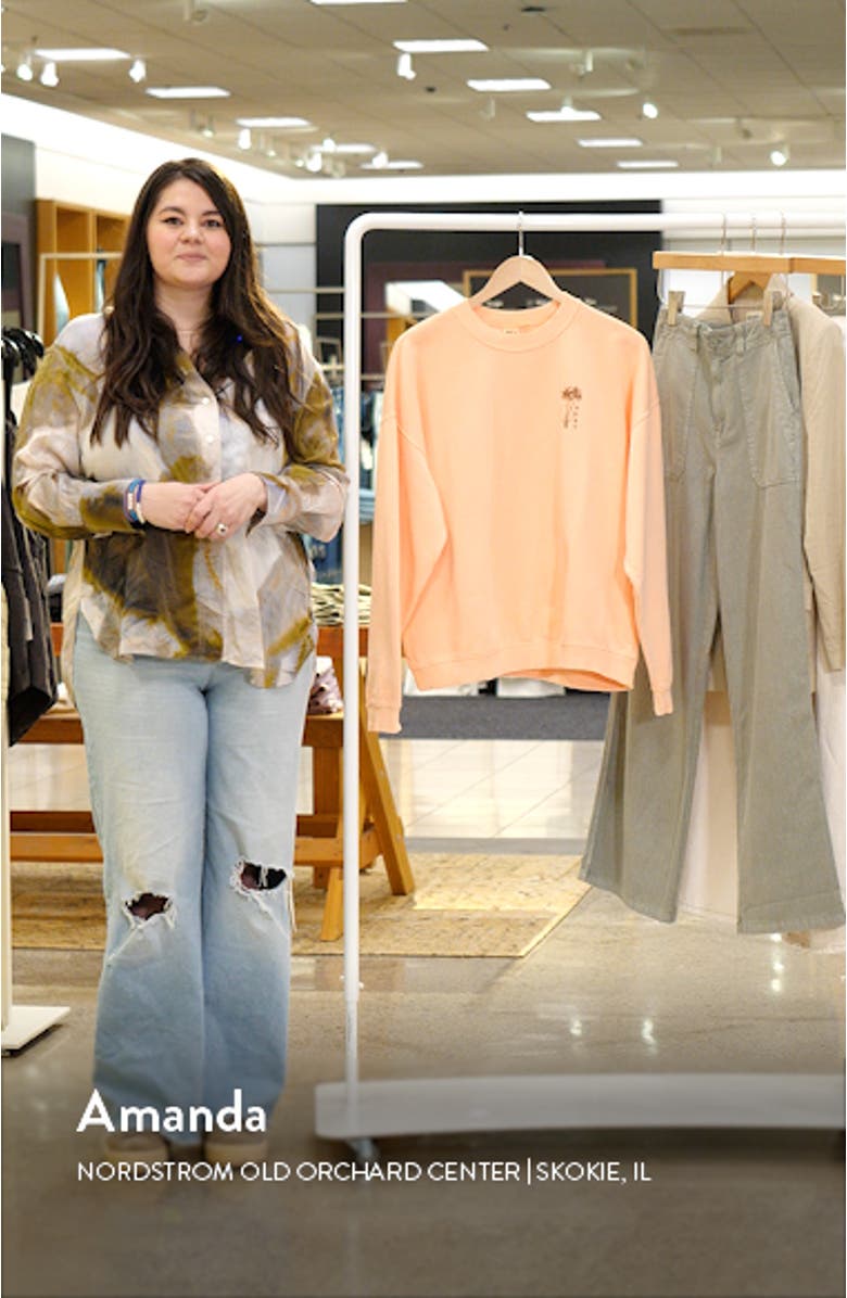 Line Up Oversized Sweatshirt, sales video thumbnail