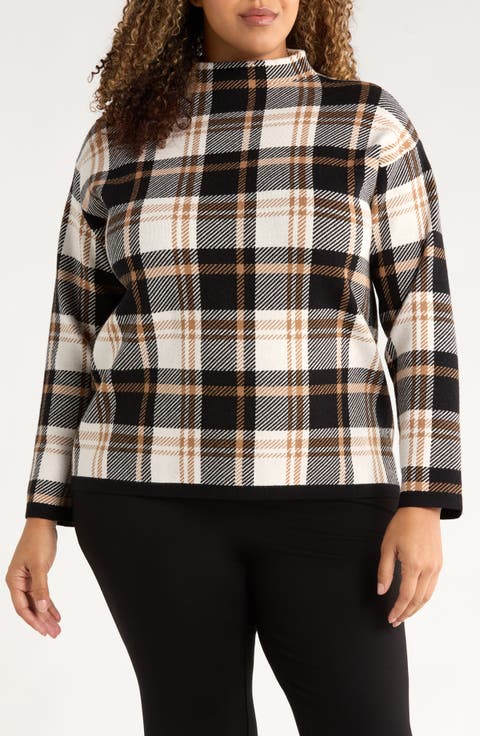 売れ筋商品|||ジョーンズニューヨーク カットソー トップス レディース Plus Size Sutton Ribbed-Knit Tank Top Fudge Jones New York Plus-Size Tops for Women | Nordstrom