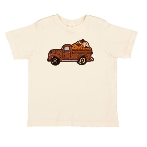 Fall Truck Patch Short Sleeve T-Shirt (Baby, Toddler, Little Kid & Big Kid)