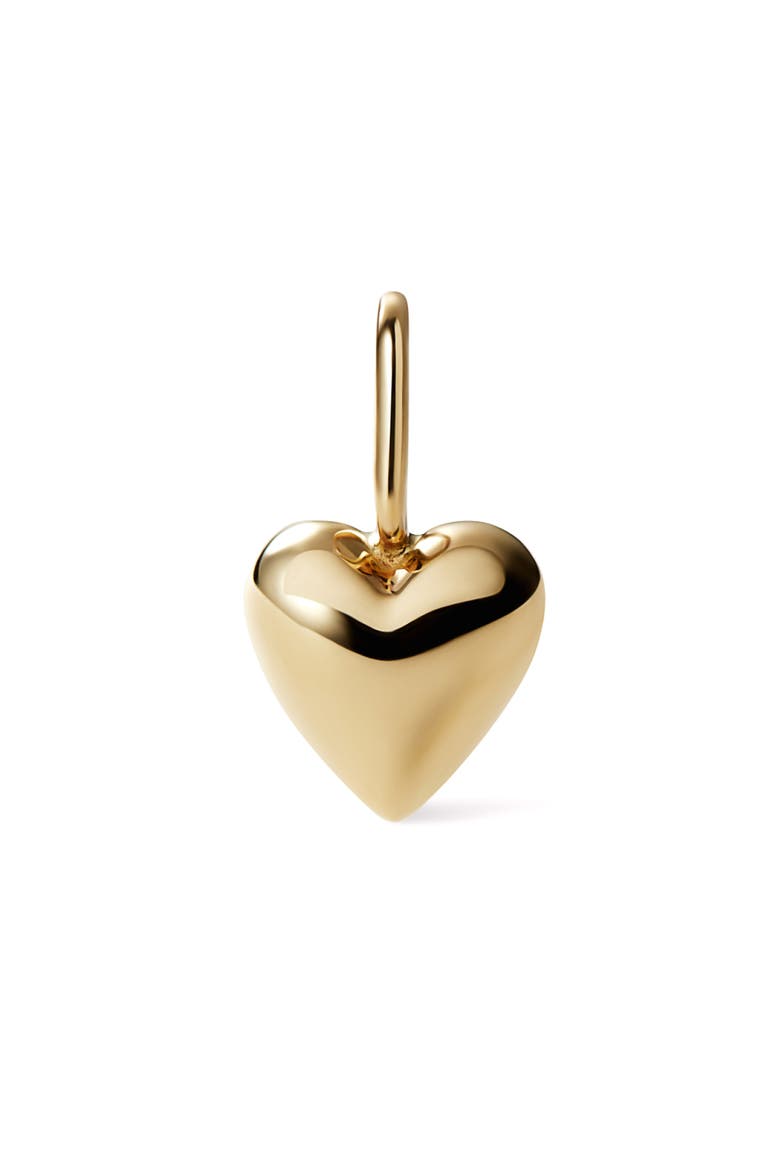 Gold Paperclip Necklace - Gold Paperclip Heart Necklace, Alternate, color, Gold