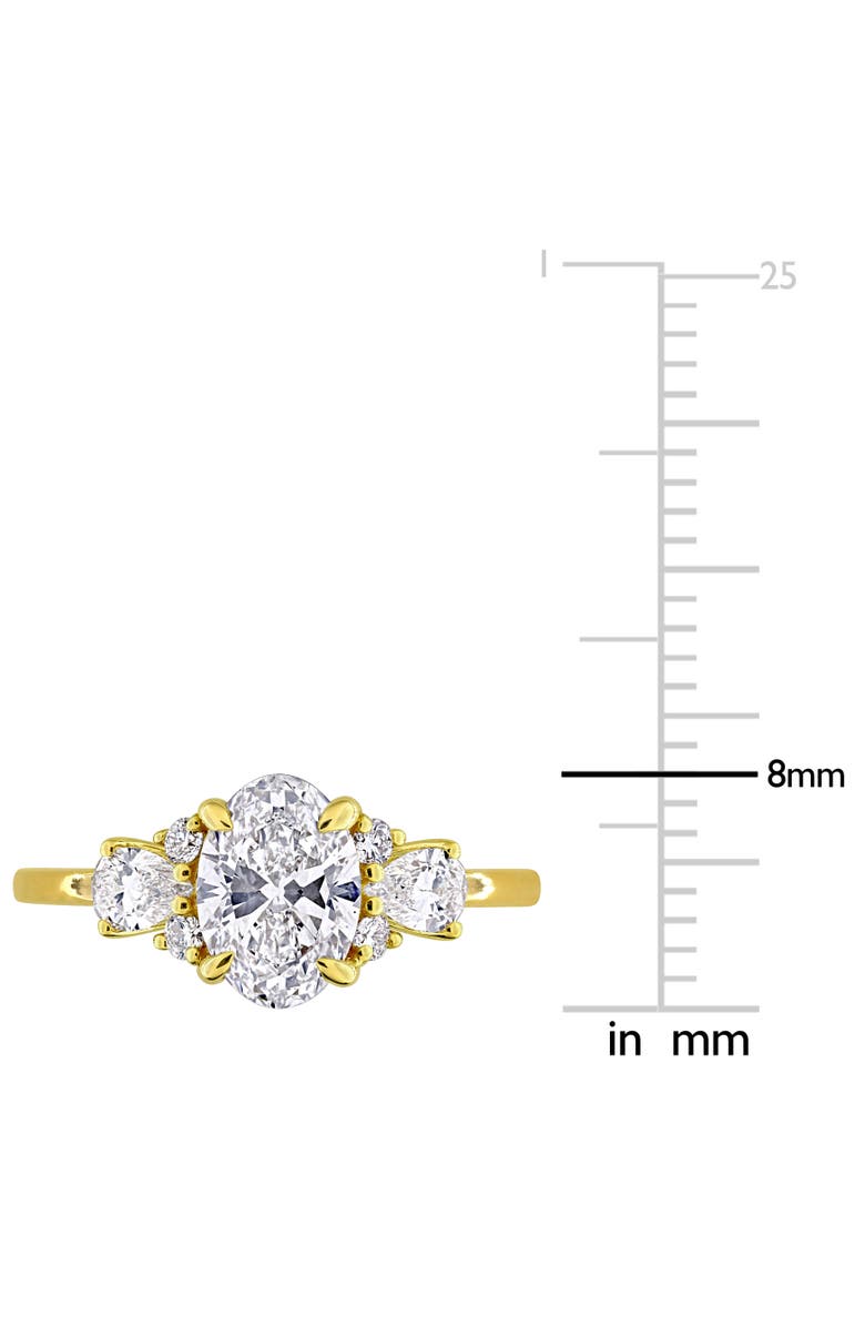 Julianna B. 1-3/4 CTW Lab-Grown Diamond Cluster Ring 14k, Alternate, color, Yellow Gold