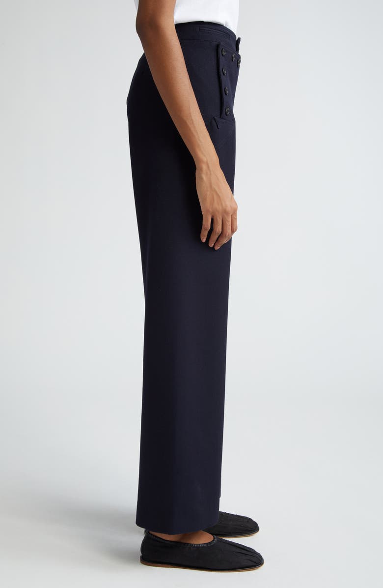 Bode Virgin Wool Twill Sailor Pants, Alternate, color, 