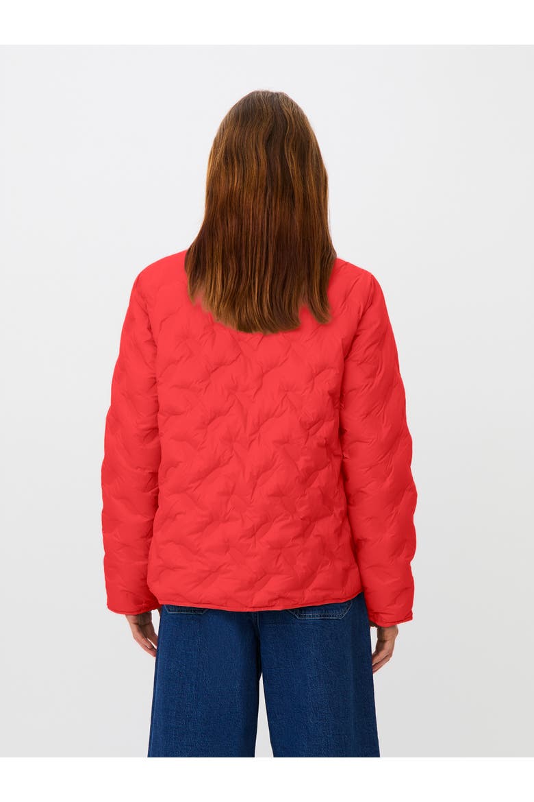 Quilted Puffer Coat, Alternate, color, Poinsettia