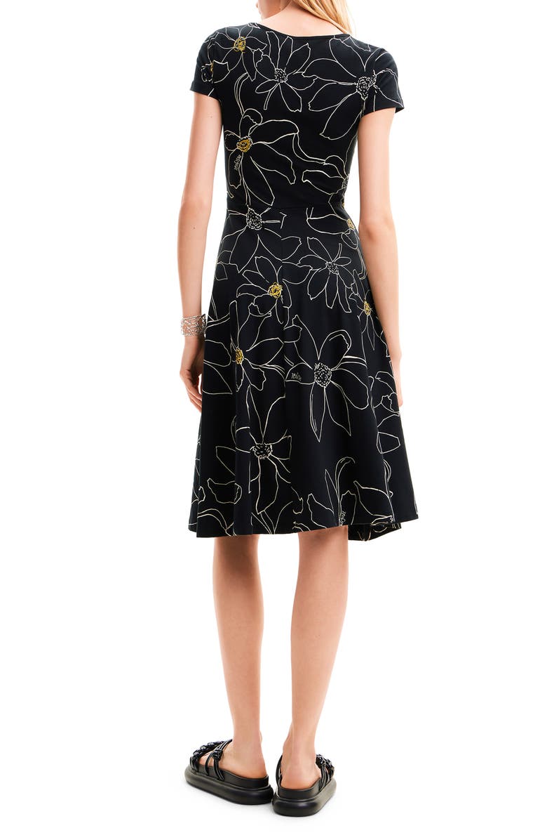 Desigual Arty Floral Dress, Alternate, color, 