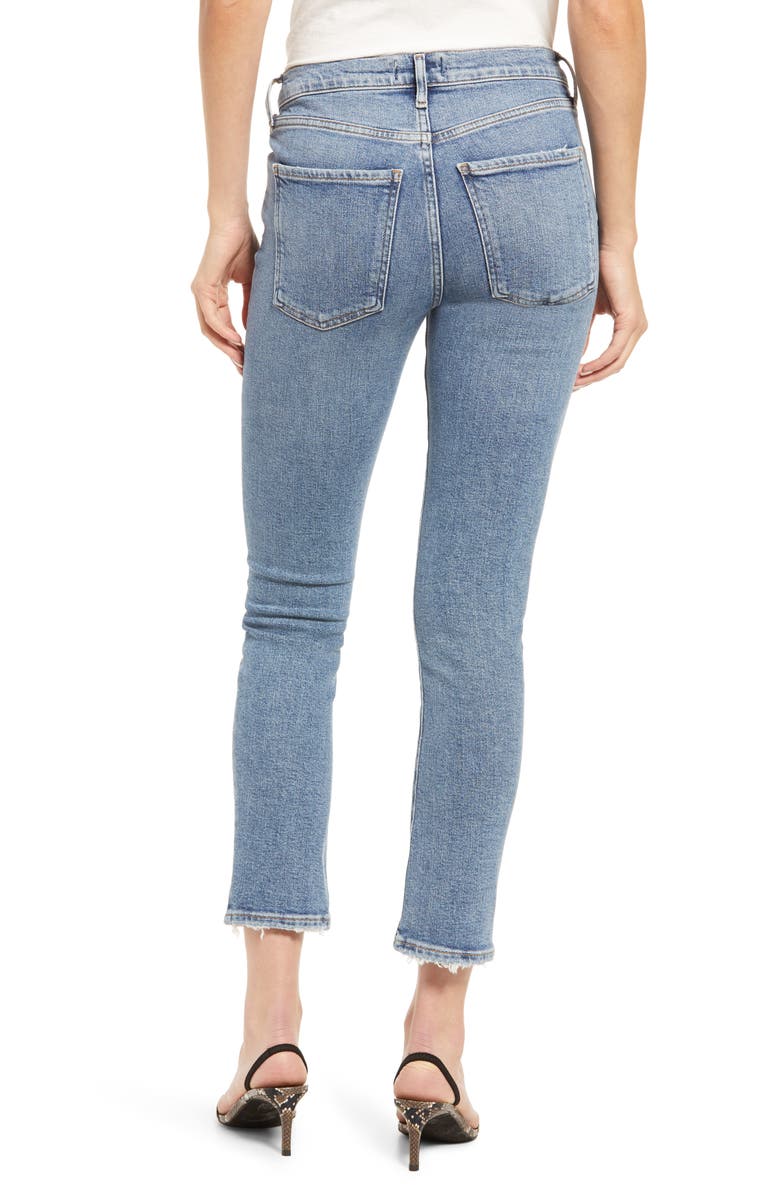 AGOLDE Toni Crop Skinny Jeans, Alternate, color, Viewpoint