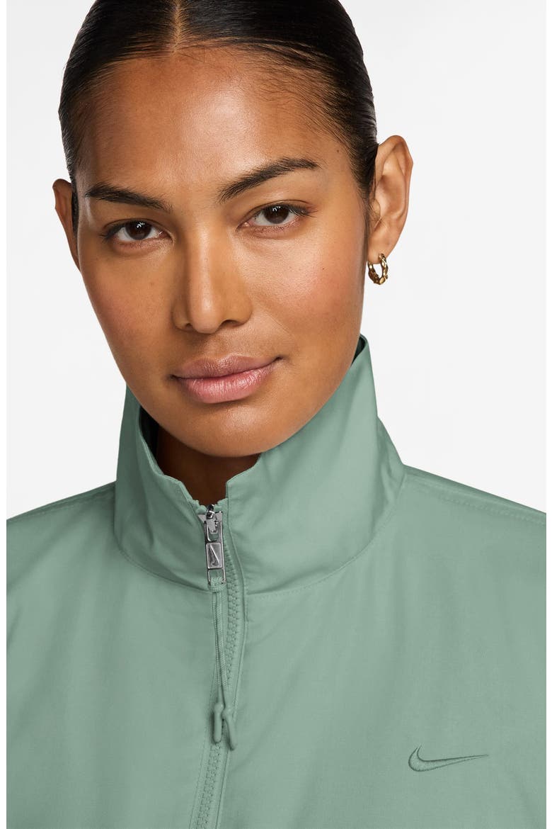 Sportswear Woven Water Resistant Jacket, Alternate, color, STEAM/ HEATHER