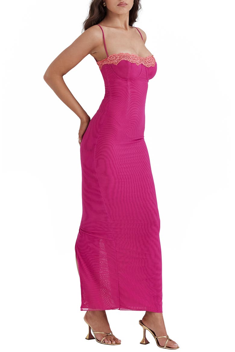 Aiza Underwire Cocktail Dress, Alternate, color, VERY BERRY