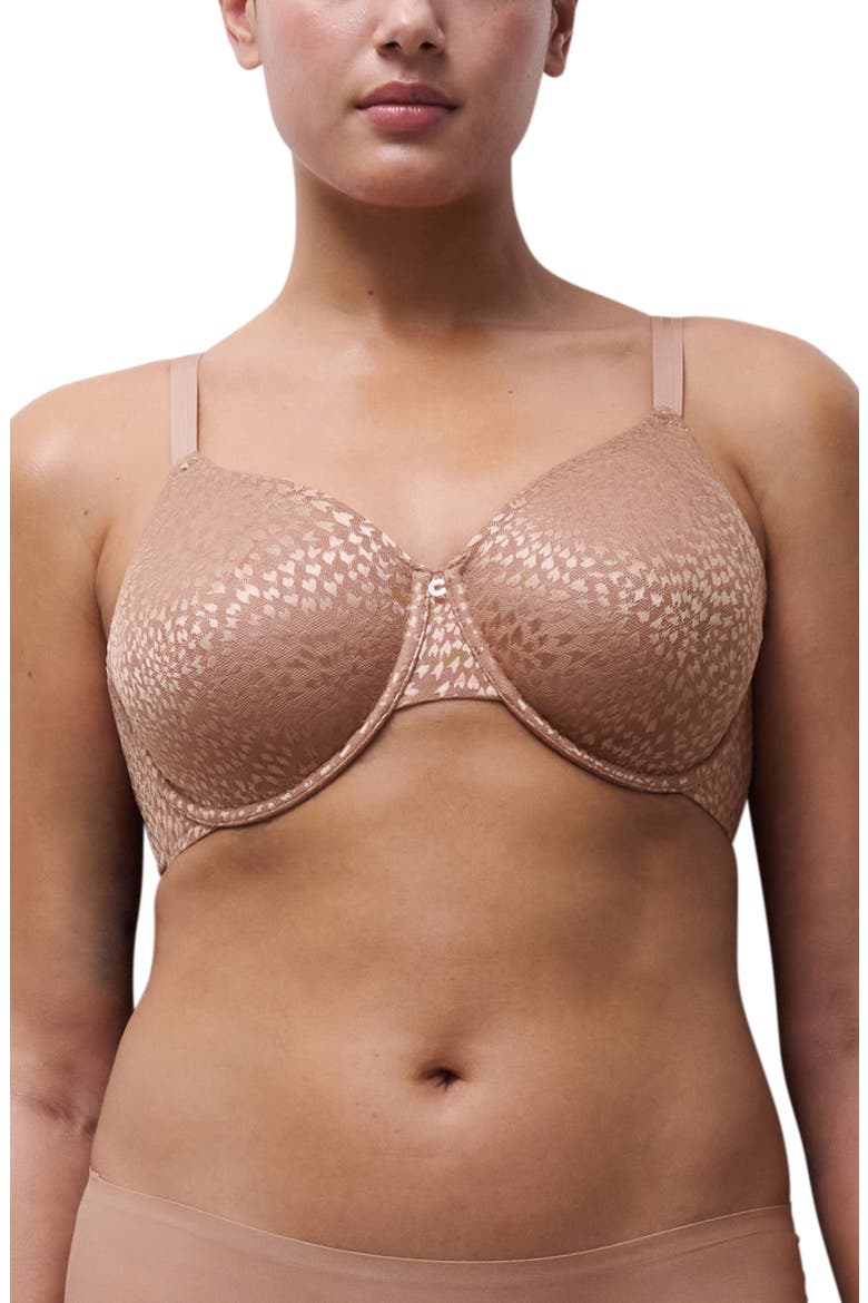 Magique Underwire Back Smoothing Minimizer Bra, Main, color, COFFEE LATTE