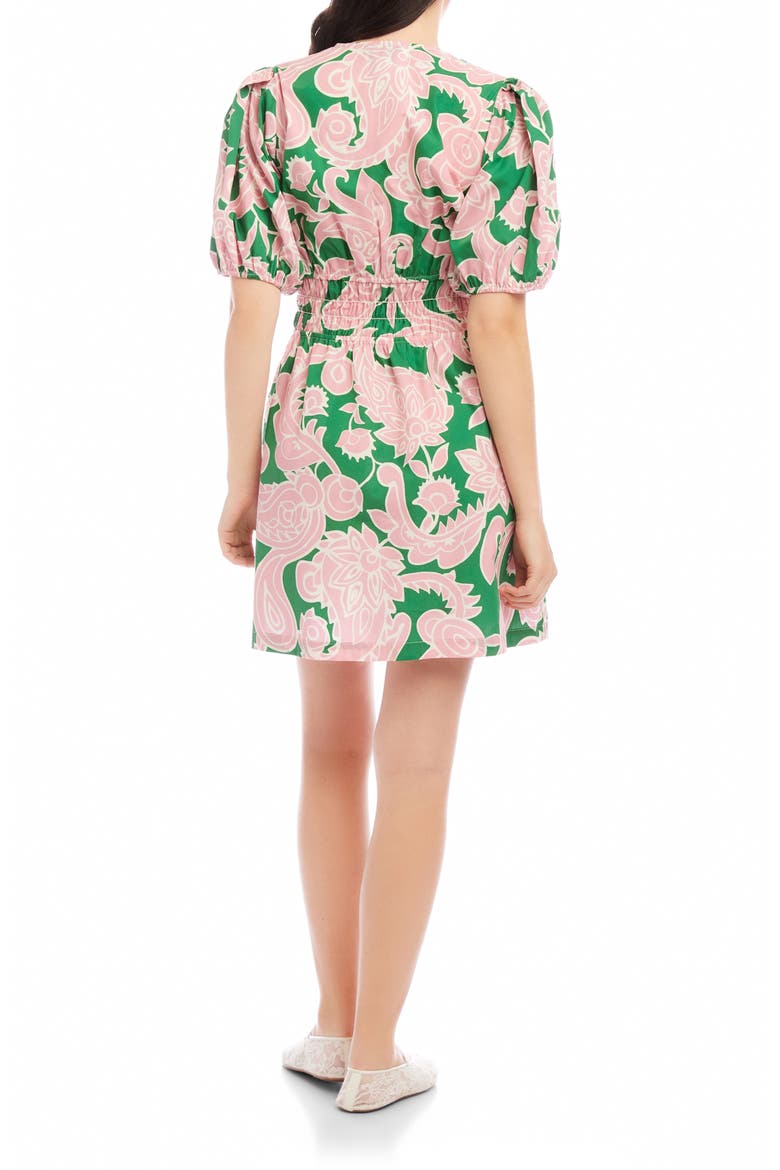 Penelope Shirred Waist Dress, Alternate, color, PAISLEY