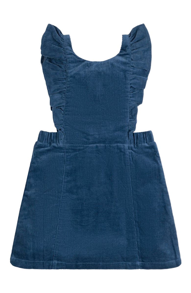 Hope & Henry Girls' Organic Corduroy Ruffle Jumper, Toddler, Alternate, color,