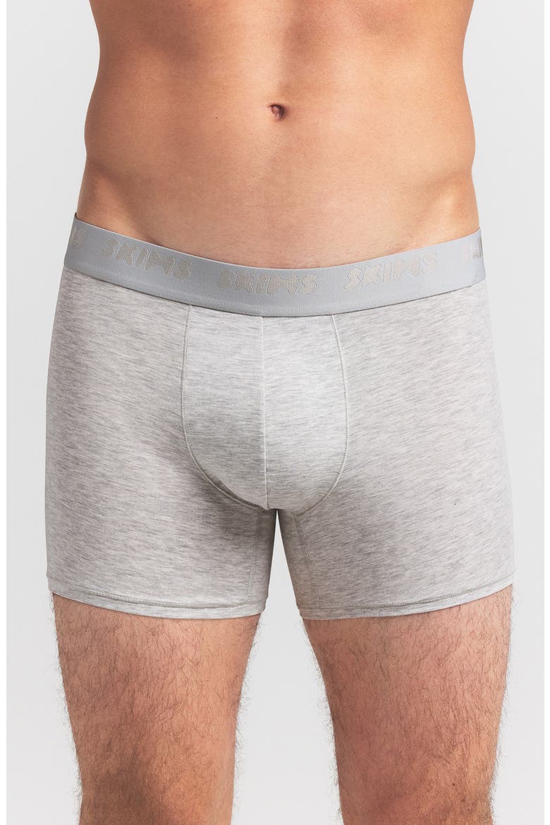 STRETCH 3 PACK BOXER BRI, Alternate, color, RAVEN MULTI