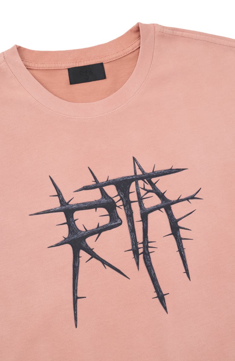 RtA Liam Logo Graphic T-Shirt, Alternate, color, Cork Rta Thorn