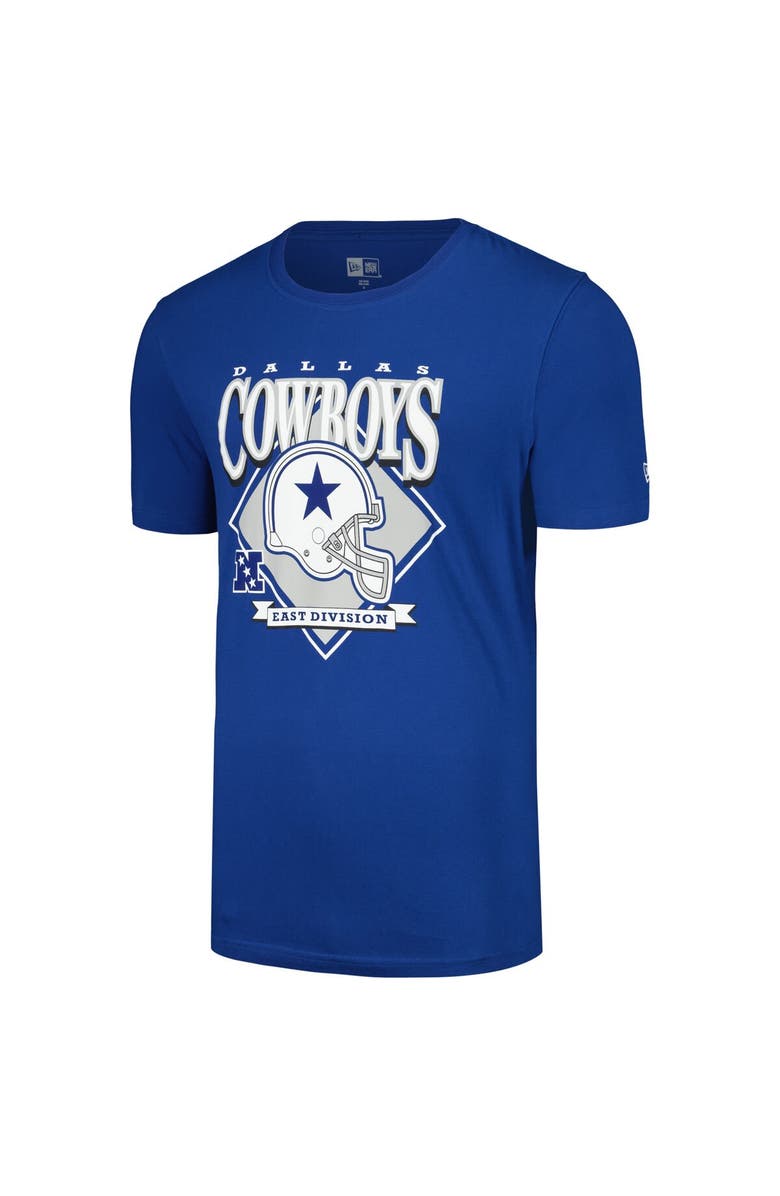 New Era Men's New Era Royal Dallas Cowboys Helmet Historic Marks T-Shirt, Alternate, color, 