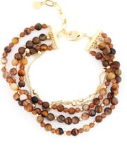 Panacea Tiger's Eye Multistrand Bracelet