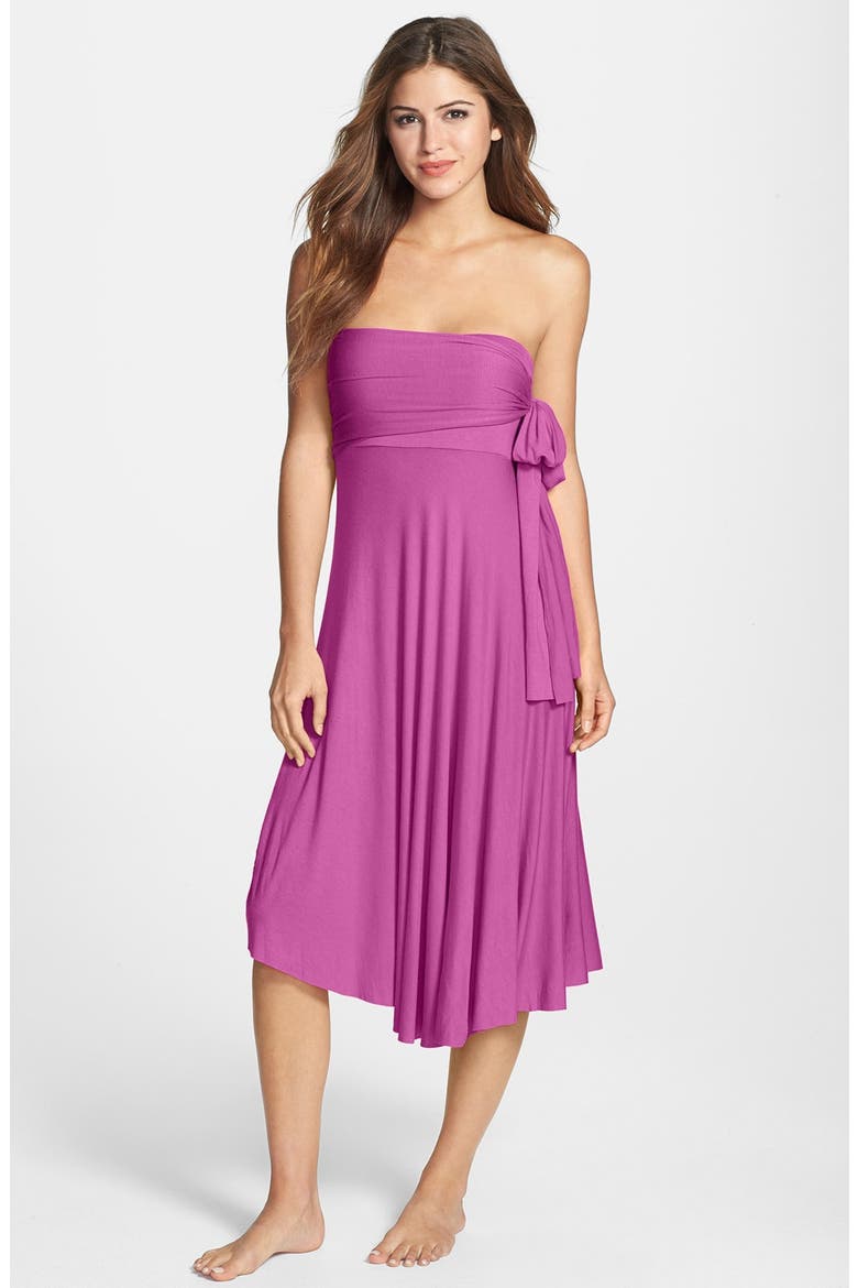 Convertible Cover-Up Dress, Main, color, PURPLE