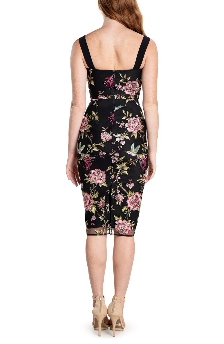 Dress the Population Nicole Floral Dress, Alternate, color, 