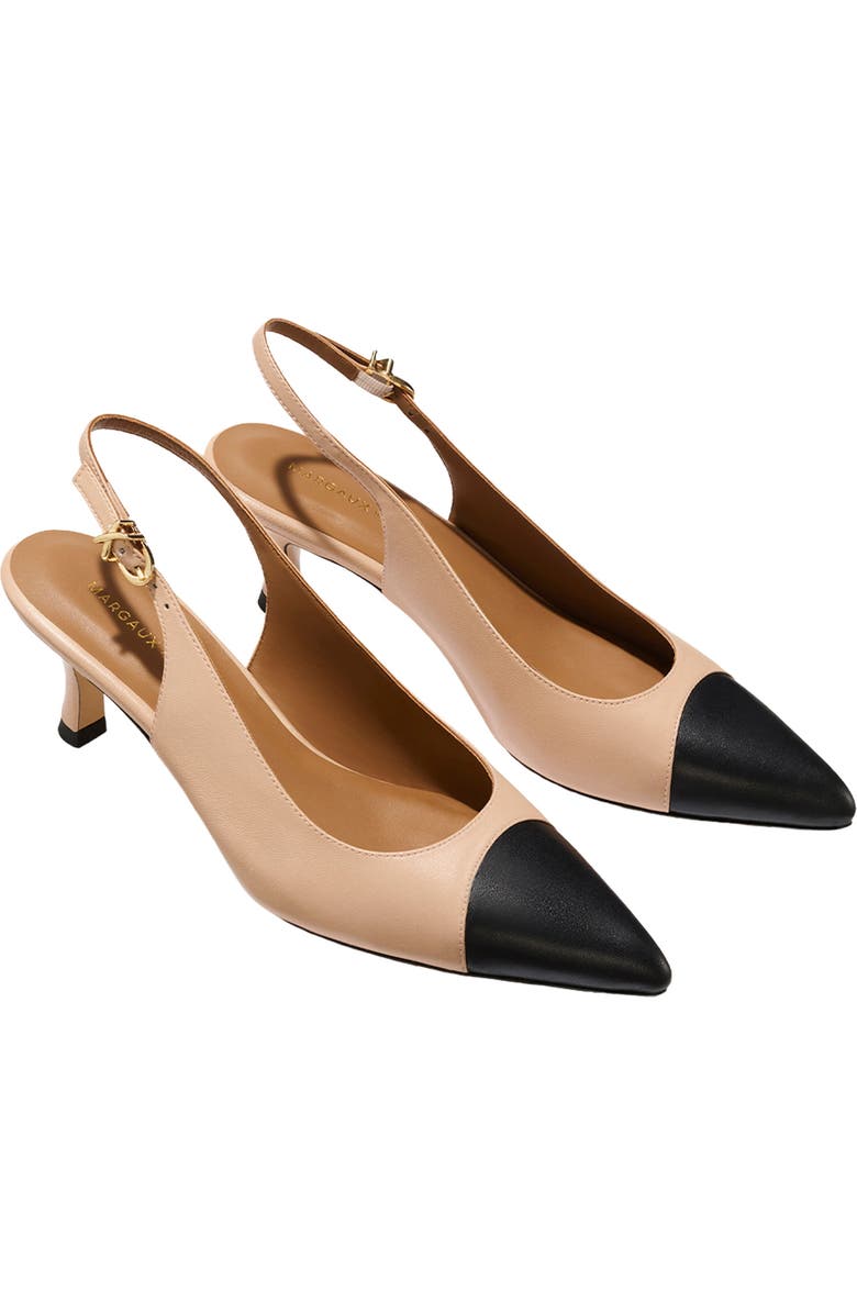 MARGAUX The Colette Cap-Toe, Alternate, color, Dune And Black Nappa