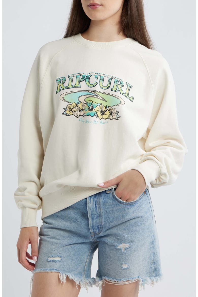 Catalina Island Graphic Sweatshirt, Main, color, BONE
