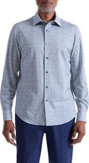 Bugatchi James OoohCotton® Floral Button-Up Shirt