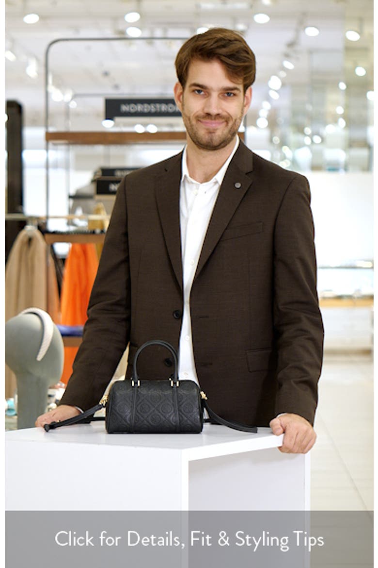 Mini T Monogram Leather Barrel Bag video
