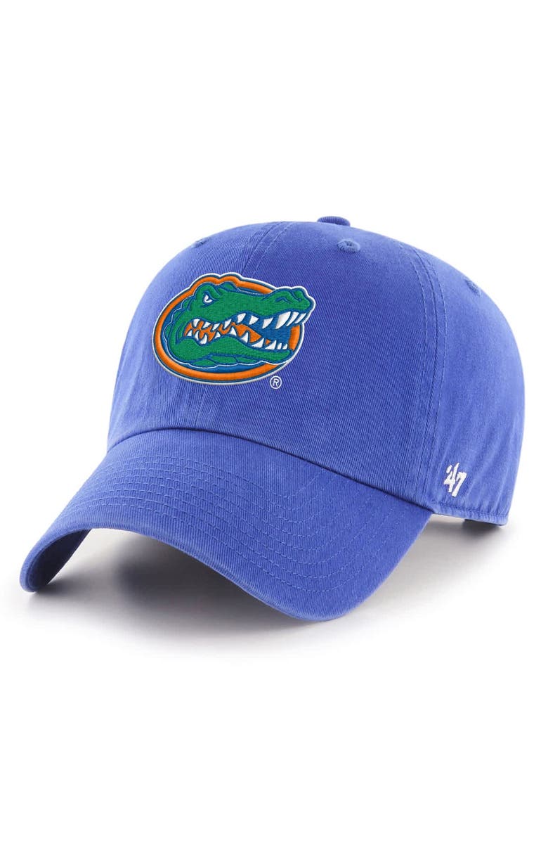 '47 Men's '47 Royal Florida Gators 2025 NCAA Men's Basketball Tournament March Madness Final Four Clean Up Adjustable Hat, Alternate, color,