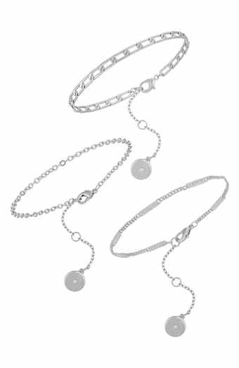 Vince Camuto Set of 3 Chain Bracelets
