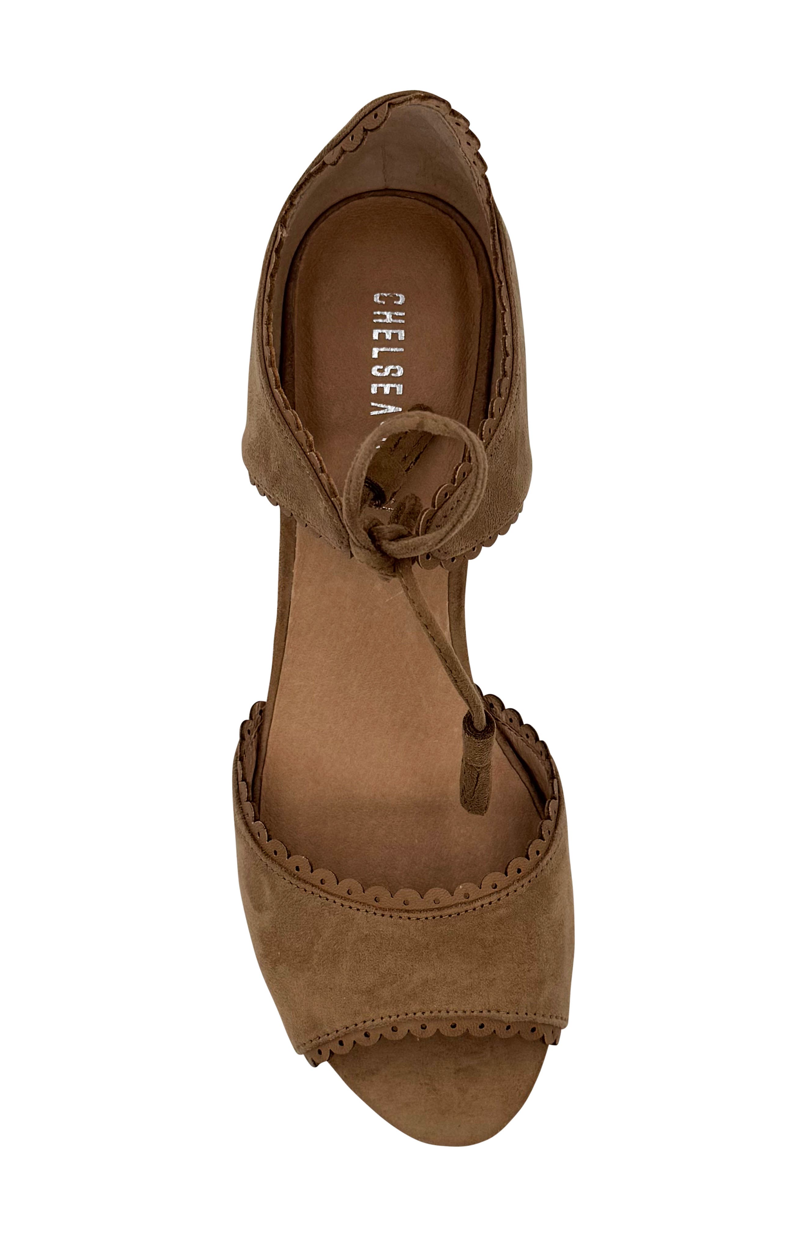 CHELSEA CREW Casino Block Heel Sandal, Alternate, color, Beige Micro