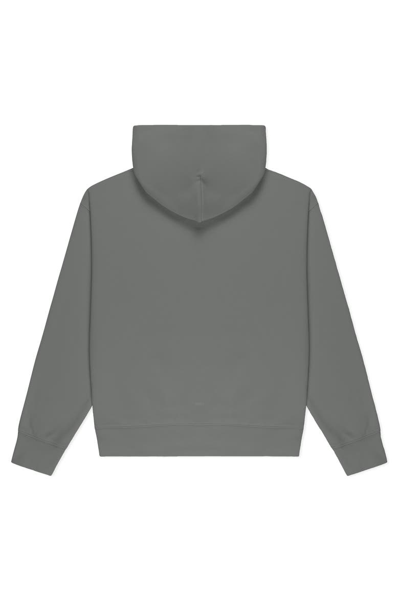 Heartly Ghost Relaxed Midweight Fleece Pullover Hoodie, Alternate, color, Shadow
