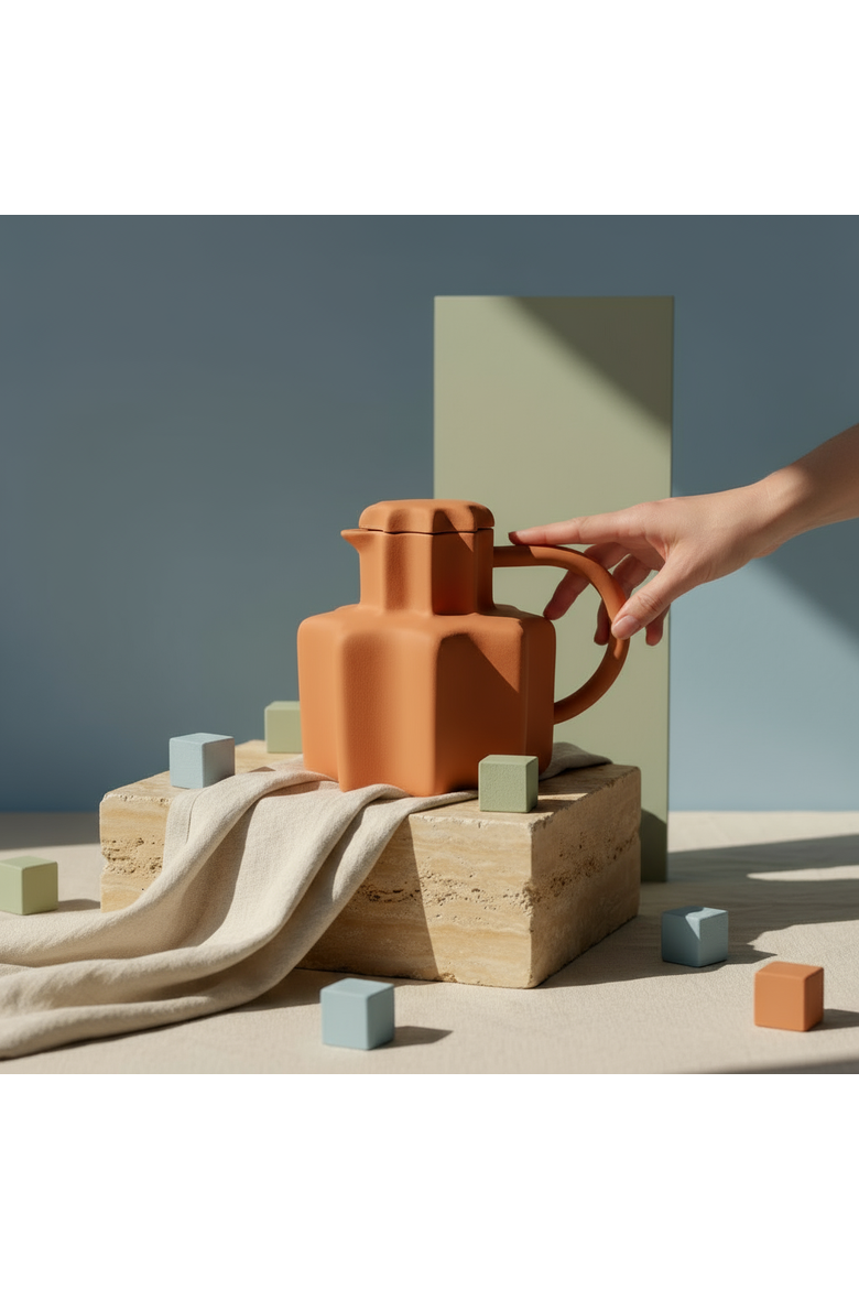 Comet Jug, Alternate, color, Terracotta