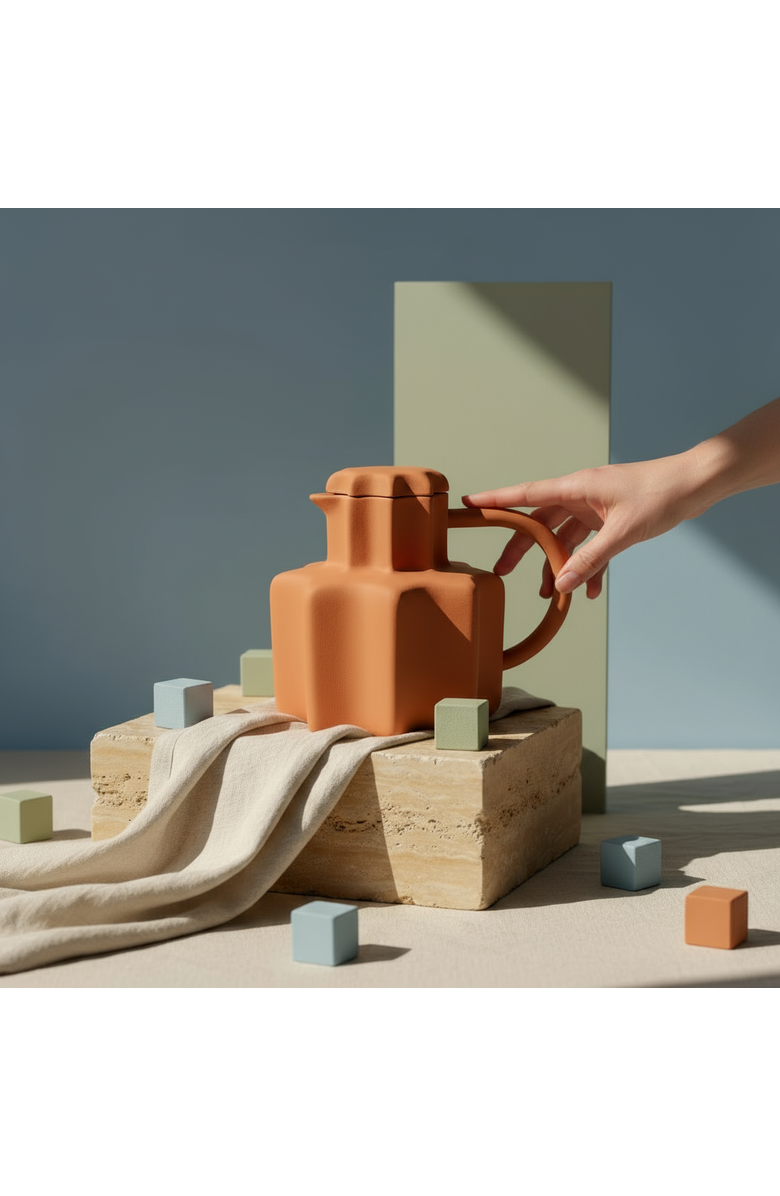 Form
Seek Comet Jug, Alternate, color, Terracotta