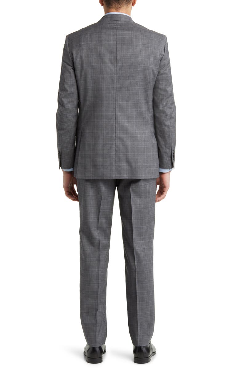 Peter Millar Tailored Fit Plaid Wool Suit, Alternate, color, 