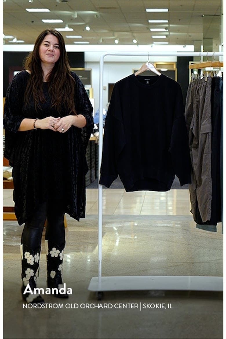 Solstice Oversize Cotton Blend Sweatshirt video