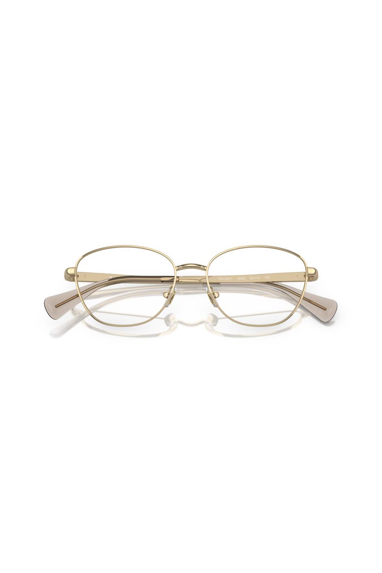 54mm Oval optical glasses, Alternate, color, Gold