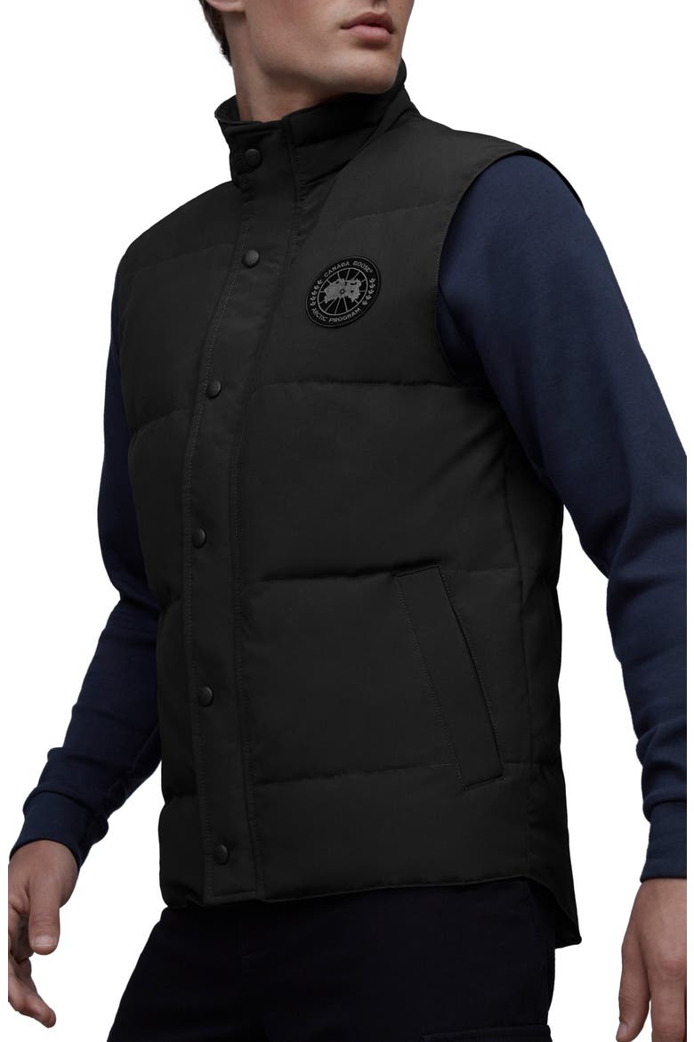 Garson Water Repellent 625 Fill Power Down Vest, Alternate, color, BLACK
