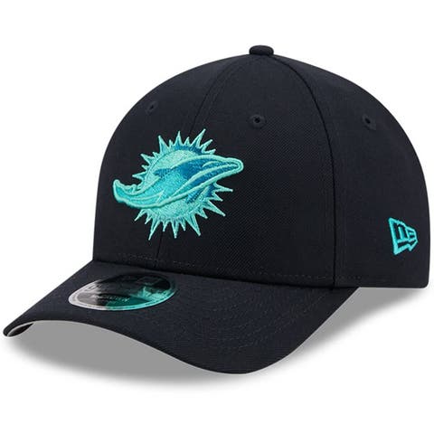 Men's New Era  Pitch Blue Miami Dolphins 2025 Rivalries Collection Team 9FORTY M-Crown Adjustable Hat