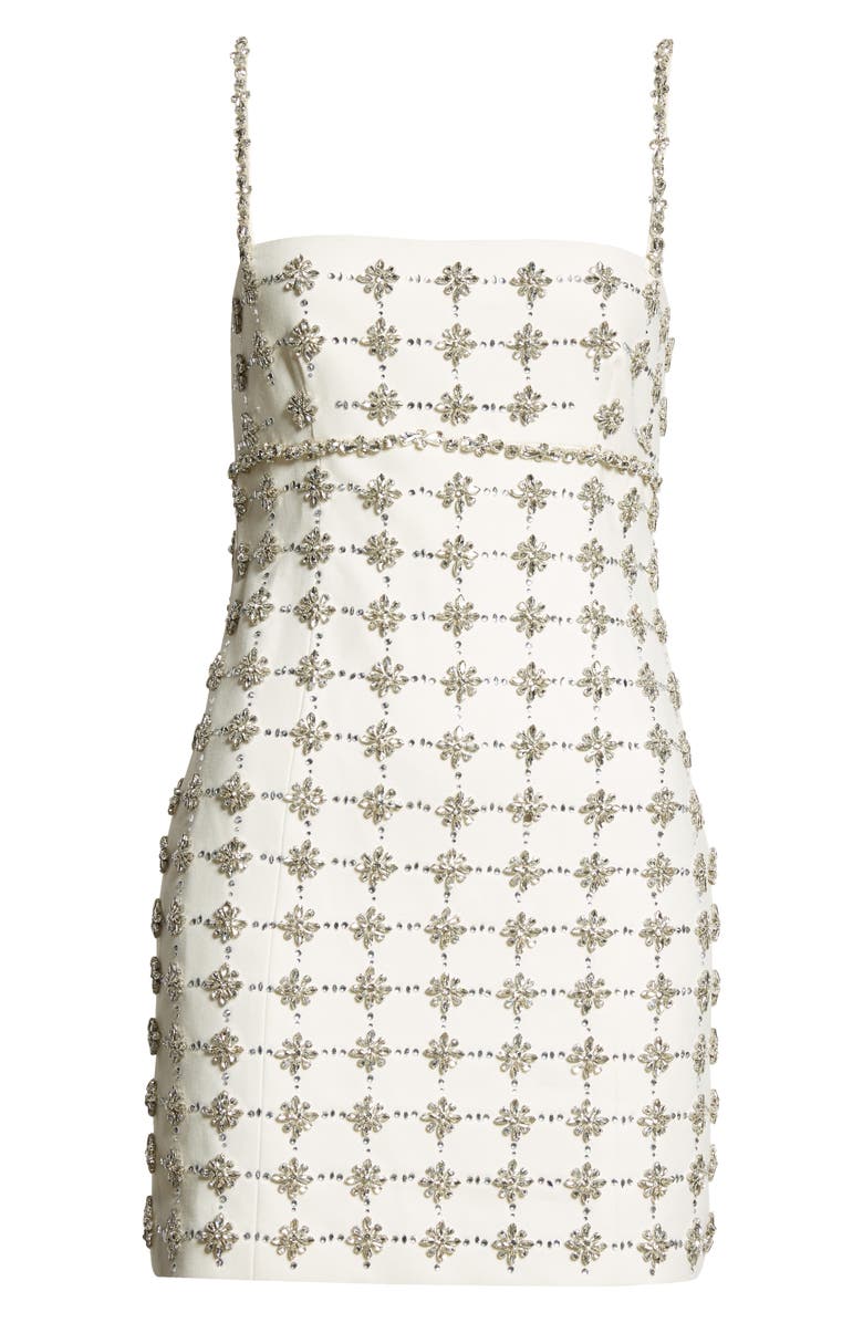 Cinq à Sept Satine Embellished Minidress, Alternate, color, 