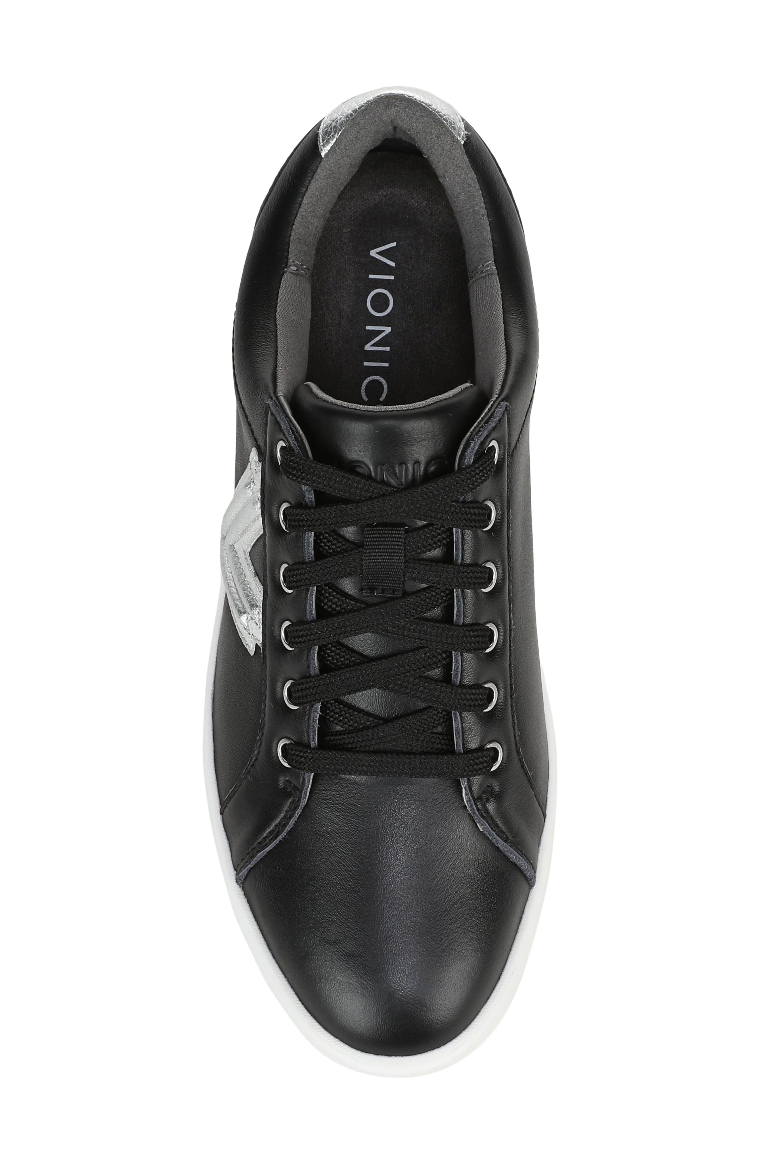 Vionic Kearny 2.0 Platform Sneaker - Multiple Widths Available, Alternate, color, Black/ Silver
