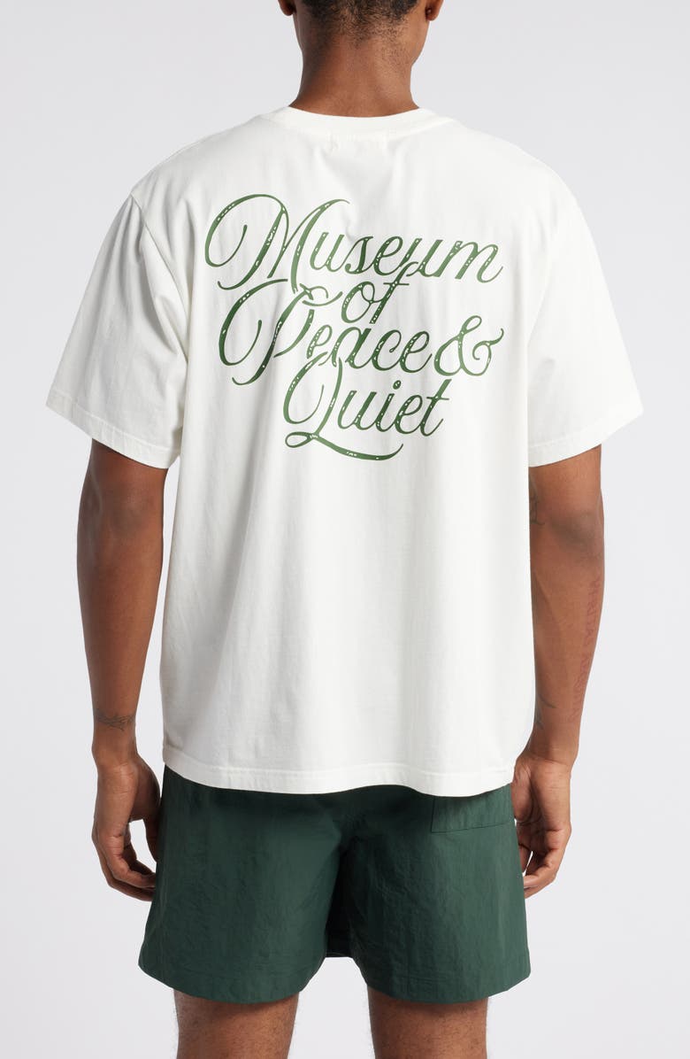 Museum of Peace & Quiet Scribe Logo Graphic T-Shirt, Alternate, color, 