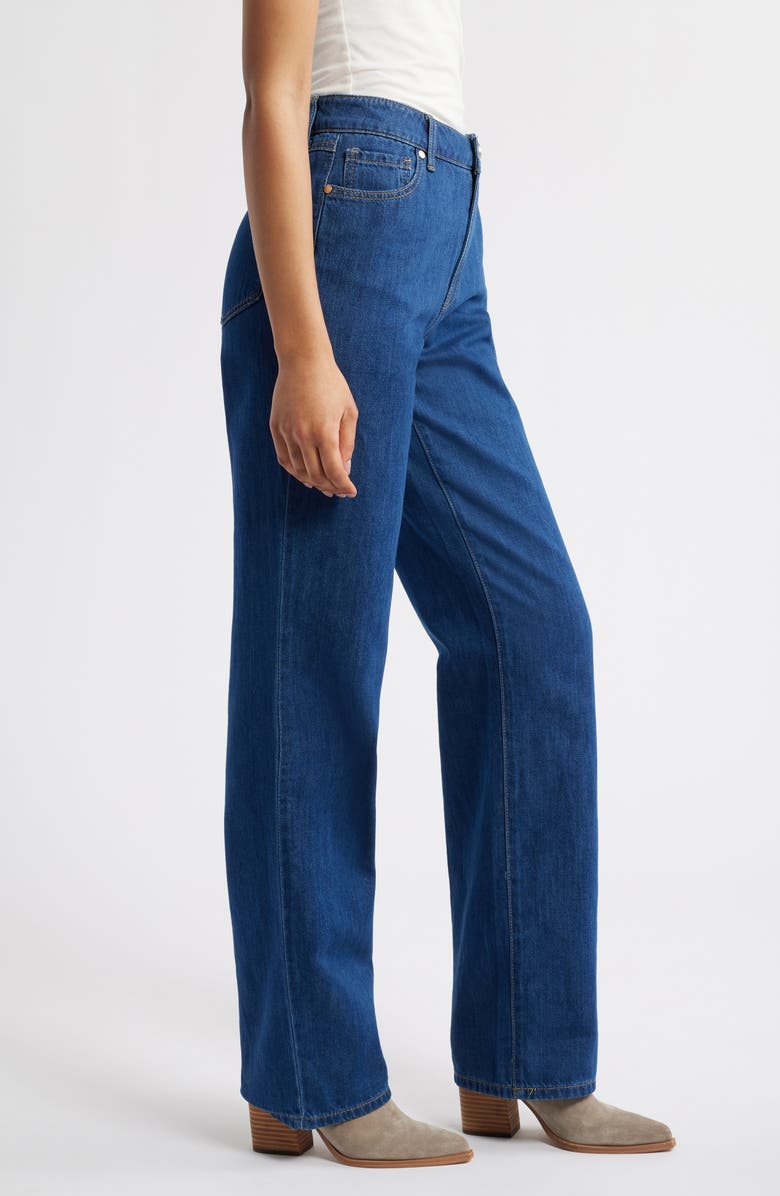 1822 Denim High Waist Baggy Straight Leg Jeans, Alternate, color,