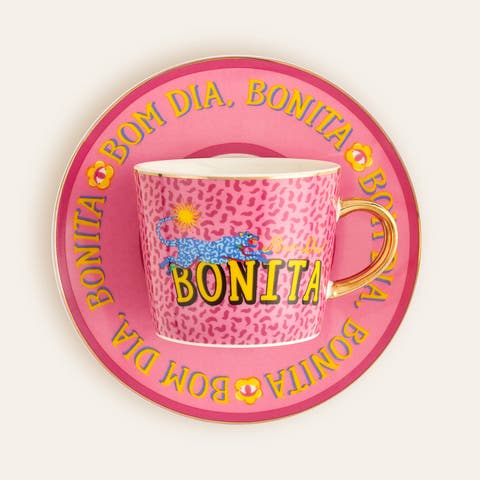 Luohu Bonita 2 Pcs Porcelain Coffee Set 3 oz. Coffee Ritual